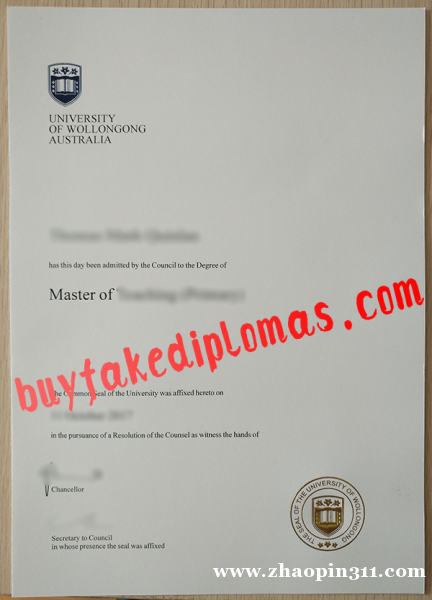 University of Wollongong fake diploma for sale