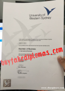 University of Western Sydney fake diploma for sale