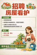 招聘房屋看护