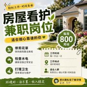 诚聘房屋看护（House Sitter）